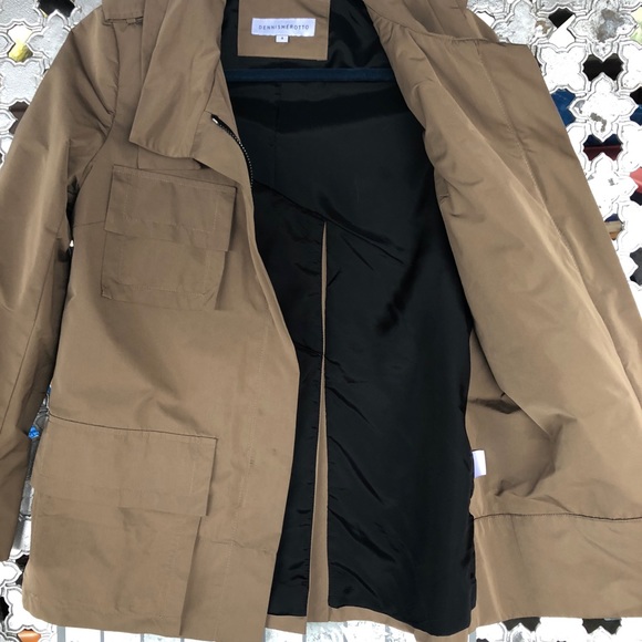Dennis Merotto Light Weight Tan Jacket Size 4 - Picture 2 of 8
